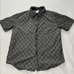 Batman Short Sleeve Button Down